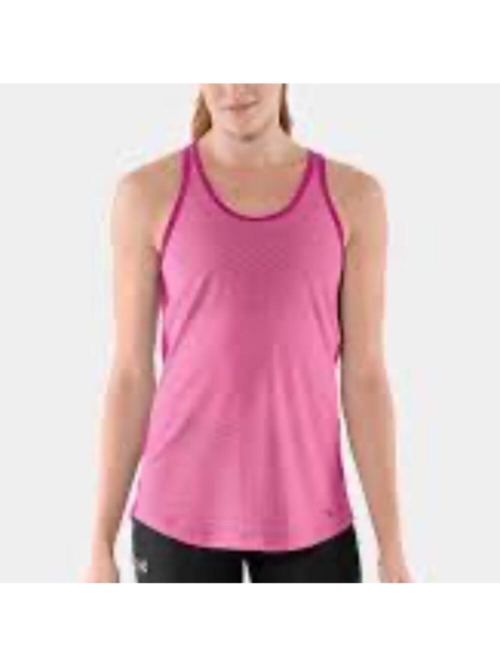 Under Armour Pink Athletic Tank Top Sz M